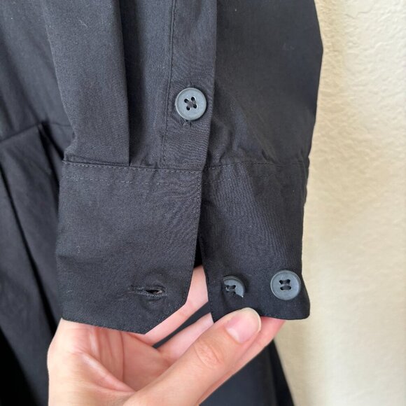 Universal Standard x Danielle Brooks The Danielle Button Pleated Shirt Dress - Picture 13 of 15